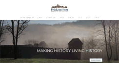 Desktop Screenshot of prickettsfort.org